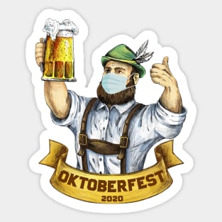 Oktoberfest 2020 Pandemic Edition Sticker